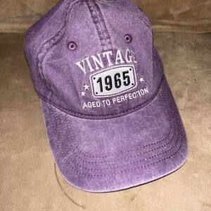 Purple Vintage 1965 Baseball Cap snapback